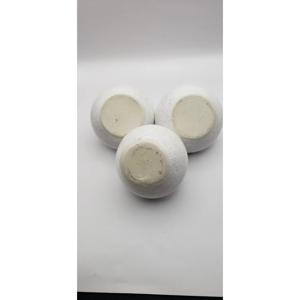 Set‎ of 3 Ceramic Bottles Lavender Design Cork Stopper Vases Home Decor